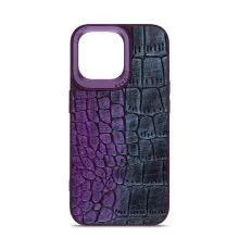 Чохол до мобільного телефона Harder Glamorous Croco Apple iPhone 14 Pro Max Dark Purple (ARM76775)