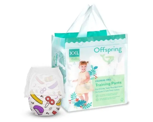 Підгузки Offspring Трусики Crafty розмір XXL 15-23 кг 24 шт (DP-OI-FAP-XXL24P-CRA)