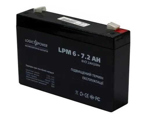 Батарея до ДБЖ LogicPower LPM 6В 7.2 Ач (3859)