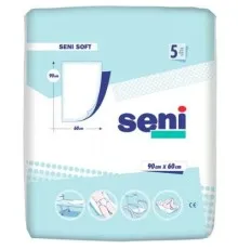 Пелюшки для малюків Seni Soft 90x60 см 5 шт (5900516690328)