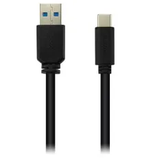 Дата кабель USB 3.0 AM to Type-C 1.0m 3A black Canyon (CNE-USBC4B)
