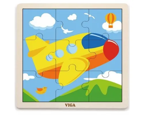 Пазл Viga Toys Літак (51447)