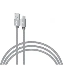 Дата кабель USB 2.0 AM to Micro 5P 1.0m CBGNYM1 grey Intaleo (1283126477676)