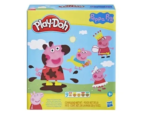 Набор для творчества Hasbro Play-Doh Свинка Пеппа стильный сет (F1497)