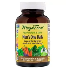 Мультивитамин MegaFood Мультивитамины для мужчин, Men’s One Daily, 30 таблеток (MGF-10106)