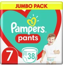 Подгузники Pampers трусики Pants Giant Plus Размер 7 (17+ кг) 38 шт. (8006540069387)