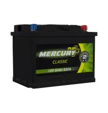 Аккумулятор автомобильный MERCURY battery CLASSIC Plus 60Ah (P47295)