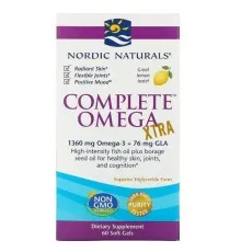 Жирні кислоти Nordic Naturals Омега Комплекс з лимоном, Екстра, 1000 мг, Complete Omega Xt (NOR-01801)
