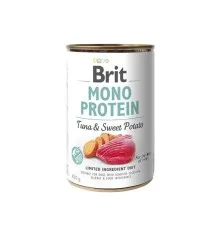 Консерви для собак Brit Mono Protein з тунцем і бататом 400 г (8595602525355)