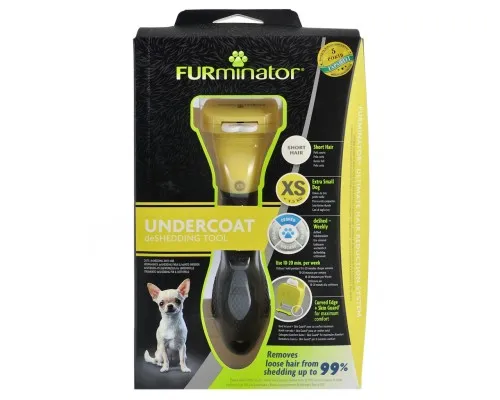 Фурминатор для животных FURminator для собак с короткой шерстью размер XS (4048422144205)