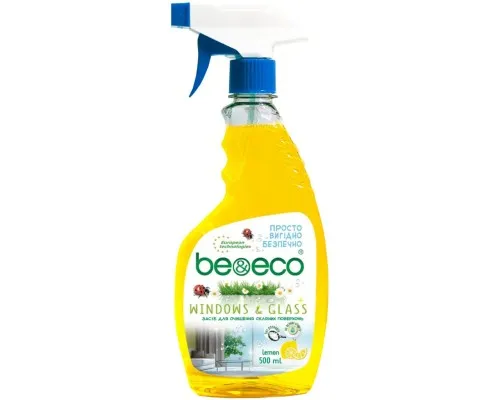 Средство для мытья стекла Be&Eco Лимон 500 мл (4820168433443)