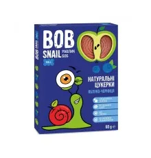 Цукерка Bob Snail Равлик Боб Яблуко-Чорниця 60 г (4820162520392)