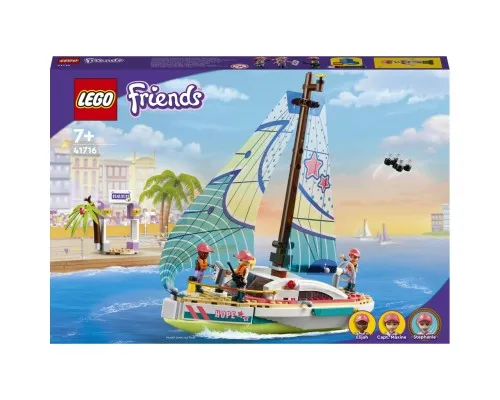 Конструктор LEGO Friends Пригоди Стефані на вітрильному човні 304 деталі (41716)