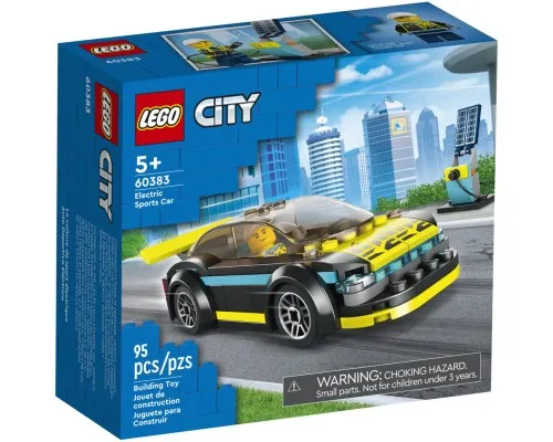 Конструктор LEGO City Электрический спортивный автомобиль 95 деталей (60383)