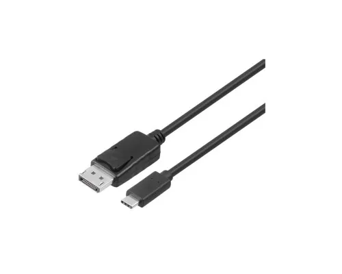 Кабель мультимедійний USB-C to DisplayPort 1.0m (AM/AM), 3840*216060Hz, black 2E (2EW-1925)