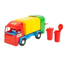 Спецтехніка Tigres "Mini truck" сміттєвоз жовтий (39211)