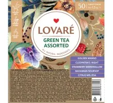 Чай Lovare Assorted Green Tea 5 видів по 10 шт (lv.78153)