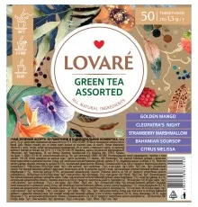 Чай Lovare Assorted Green Tea 5 видов по 10 шт (lv.78153)
