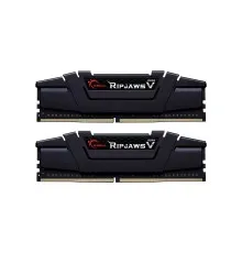 Модуль памяти для компьютера DDR4 16GB (2x8GB) 4400 MHz RipjawsV Black G.Skill (F4-4400C18D-16GVKC)