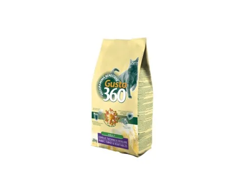 Сухой корм для кошек Gusto 360 Adult Cat Rabbit с кроликом, индейкой и овощами 20 кг (8014556125904)