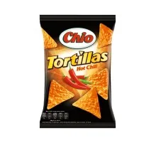 Чіпси Chio Tortillas зі смаком перцю чилі 110 г (4001242105900)