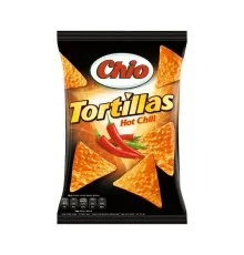 Чіпси Chio Tortillas зі смаком перцю чилі 110 г (4001242105900)