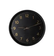 Настінний годинник Optima ELEGANT, чорний/золото (O52114)