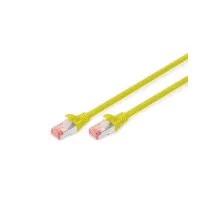 Патч-корд 0.5м, CAT 6 S-FTP, AWG 27/7, LSZH, yellow Digitus (DK-1644-005/Y)