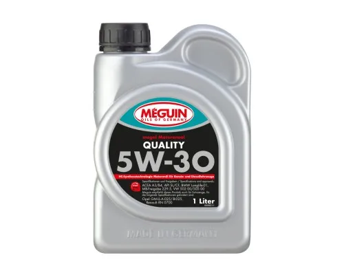 Моторное масло Meguin QUALITY SAE 5W-30 1л (6566)