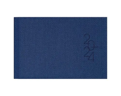 Тижневик Brunnen датований 2024 кишеньковий Tweed Синій A6 72 аркуші (73-755 32 304)