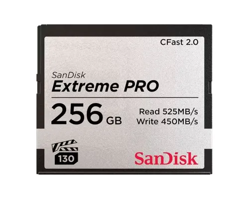 Карта памяті SanDisk 256GB CFast 2.0 Extreme Pro (SDCFSP-256G-G46D)