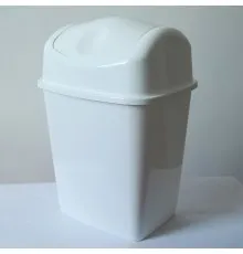 Контейнер для мусора ММ Пласт Белый мрамор 20 л (ММ 20/білий мрамур)