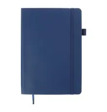 Книга записна Buromax Brief Logo2U 96 аркушів А5 у клітинку синій (BM.295104-02)