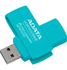 USB флеш накопичувач ADATA 256GB UC310 Eco Green USB 3.2 (UC310E-256G-RGN)