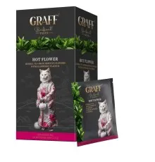 Чай Graff Hot Flower Каркаде з ароматом малини 20 пакетиків х 1.5 г (4820279610641)