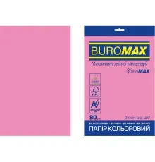 Бумага Buromax А4, 80g, NEON pink, 20sh, EUROMAX (BM.2721520E-10)