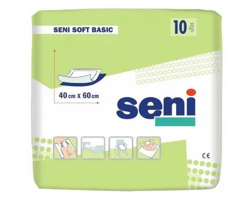 Пелюшки для малюків Seni Soft Basic 40х60 см 10 шт (5900516692445)