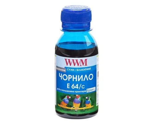 Чорнило WWM EPSON L110/L210/L355 100g Cyan (E64/C-2)