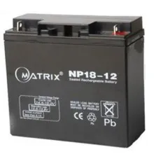 Батарея до ДБЖ Matrix 12V 18AH (NP18-12)