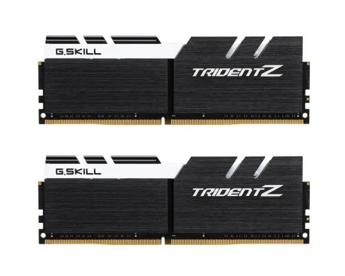 Модуль памяти для компьютера DDR4 16GB (2x8GB) 3200 MHz Trident Z Black H/White G.Skill (F4-3200C16D-16GTZKW)