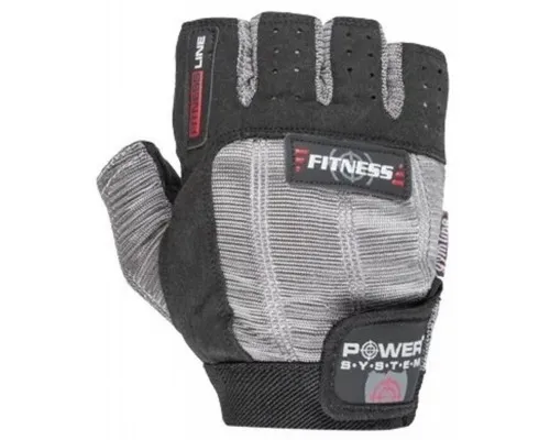 Рукавички для фітнесу Power System Fitness PS-2300 XS Grey/Black (PS-2300_XS_Black-grey)