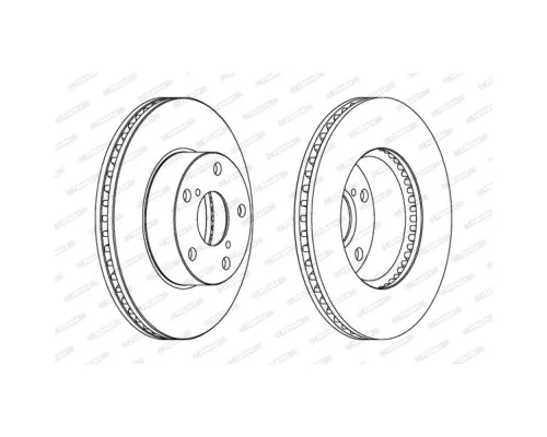 Гальмівний диск FERODO DDF1216