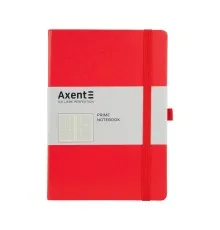 Книга записна Axent Partner Prime 145х210 мм A5 96 аркушів в клітинку Червона (8305-06-A)