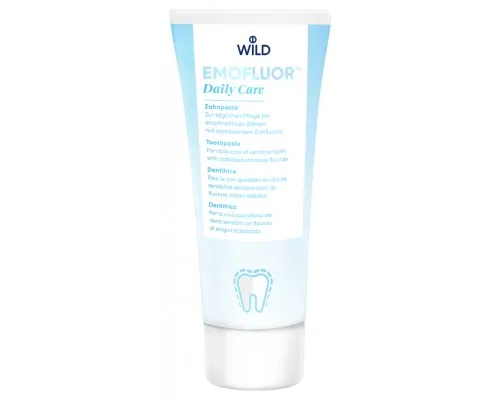 Зубная паста Dr. Wild Emofluor Daily Care со стабилизированным фторидом олова 75 мл (7611841701686)