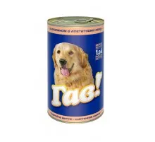 Консервы для собак Гав! с кроликом в аппетитном соусе 1.24 кг (4820083902673)