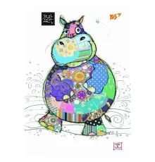 Блокнот Yes В6 144 Кл. пл.обл. Bugart. White Hippo (681305)