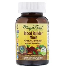 Витаминно-минеральный комплекс MegaFood Строитель крови, Blood Builder Minis, 60 таблеток (MGF-10337)