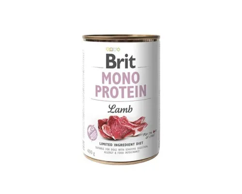 Консервы для собак Brit Mono Protein с ягненком 400 г (8595602529773)