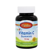Витамин Carlson Витамин С для Детей со Вкусом Апельсина 125мг, 60 жевател (CAR-49030)