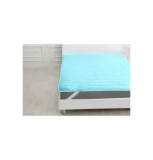 Наматрацник MirSon Eco Light №1728 Тенсель Modal Air-line на резинці по кутках Blue 140x190 см (2200002891486)